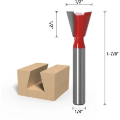 Kit de 15 Fraises à Défoncer en Carbure de Tungstène 6.35mm pour Défonceuse, Affleureuse et Toupie - VersaillesFR 10 Kit de 15 Fraises à Défoncer en Carbure de Tungstène 6.35mm pour Défonceuse, Affleureuse et Toupie - VersaillesFR -Toupie Soldes 44409191 4