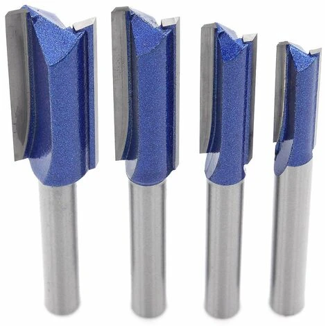 GUAZHUNIFR Fraise à Défoncer 6mm Droite en Carbure - 4Pcs pour Menuiserie et Woodworking 3 GUAZHUNIFR Fraise à Défoncer 6mm Droite en Carbure - 4Pcs pour Menuiserie et Woodworking