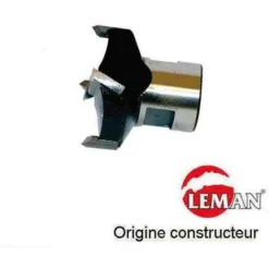 Tête De Mèche à Façonner D.45 Mm L.30mm M12 Leman 101.745.00 - Fraise Pour Défonceuse, Affleureuse Et Toupie