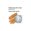 LUXOUTILS Jeu De 2 Fers 60 mm pour Porte-outils De Toupie - Réf. 6001 -Toupie Soldes 4722101 1