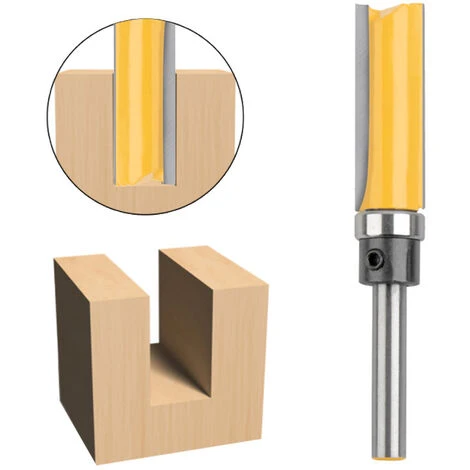 Ensemble de 4 Fraises à Bois Versailles pour Défonceuse, Affleureuse et Toupie - Queue de 6.2 mm 6 Ensemble de 4 Fraises à Bois Versailles pour Défonceuse, Affleureuse et Toupie - Queue de 6.2 mm – Image 4