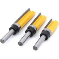 QERSTA 3Pcs Fraise à Affleurer 8mm avec Roulement Supérieur - Outil de Fraisage pour Menuiserie 10 QERSTA 3Pcs Fraise à Affleurer 8mm avec Roulement Supérieur - Outil de Fraisage pour Menuiserie -Toupie Soldes 51901951 4