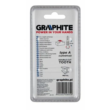 Fraise à Métaux HM Type A Cylindrique 8x20 mm Queue 6x45 mm - Pour Défonceuse, Affleureuse et Toupie 6 Fraise à Métaux HM Type A Cylindrique 8x20 mm Queue 6x45 mm - Pour Défonceuse, Affleureuse et Toupie – Image 4