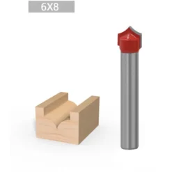 Fraise Pour Défonceuse, Affleureuse Et Toupie - SUPERSELLER 6mm Shank 8mm Lame, Outil de Fraisage à Bois -Toupie Soldes 53092202 2