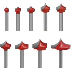 Fraise Pour Défonceuse, Affleureuse Et Toupie - SUPERSELLER 6mm Shank 8mm Lame, Outil de Fraisage à Bois -Toupie Soldes 53092202 3