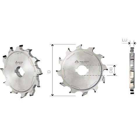 MTECF035.22 - Fraises Bordelises pour Canaux - Mobiltecnica | Diamètre 120mm | Z6+6 | DB35 | AX 10 +/- | DR/GAU | H 4,5mm 3 MTECF035.22 - Fraises Bordelises pour Canaux - Mobiltecnica | Diamètre 120mm | Z6+6 | DB35 | AX 10 +/- | DR/GAU | H 4,5mm