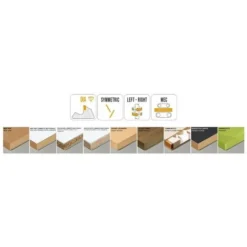 MTECF035.22 - Fraises Bordelises pour Canaux - Mobiltecnica | Diamètre 120mm | Z6+6 | DB35 | AX 10 +/- | DR/GAU | H 4,5mm 8 MTECF035.22 - Fraises Bordelises pour Canaux - Mobiltecnica | Diamètre 120mm | Z6+6 | DB35 | AX 10 +/- | DR/GAU | H 4,5mm -Toupie Soldes 54162793 2