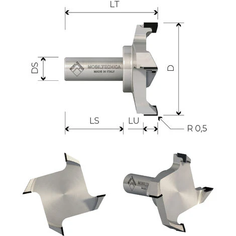 Fraise en Diamant MTEC056.8 pour Égaliser - Mobiltecnica | Diamètre 80mm | Pour Défonceuse, Affleureuse et Toupie 3 Fraise en Diamant MTEC056.8 pour Égaliser - Mobiltecnica | Diamètre 80mm | Pour Défonceuse, Affleureuse et Toupie