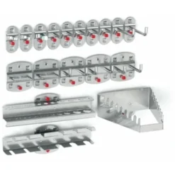 KAPPES-SYSTEME Porte-outils de Toupie 18 Pièces - Plage de Porte-outils pour Plaques à Trou