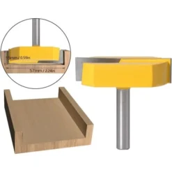 Fraise Raboteuse 8x57mm Triomphe pour Défonceuse, Affleureuse et Toupie - Outil de Coupe CNC pour Bois -Toupie Soldes 54251157 3
