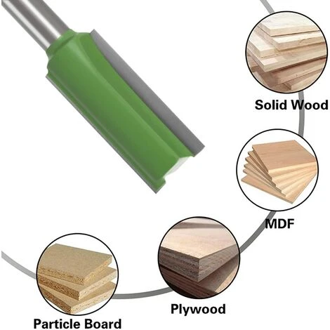 VERSAILLESFR 4 Pièces Fraise à Copier avec Roulement Supérieur - Fraise à Toupie Droite à Tige - Outils de Fraisage de Menuiserie pour le Travail du Bois 6 VERSAILLESFR 4 Pièces Fraise à Copier avec Roulement Supérieur - Fraise à Toupie Droite à Tige - Outils de Fraisage de Menuiserie pour le Travail du Bois – Image 4
