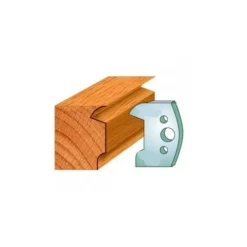 LUXOUTILS 518 : Jeu De Fers Moulure (50 x 4 mm) pour Porte-Outils de Toupie - Haute Précision