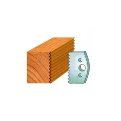 LUXOUTILS 524 : Jeu De Fers Enture 5 Mm (50 X 4 Mm) Porte Outils Toupie - Porte-outils De Toupie Haute Précision