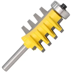 Fraise à Bois Tenon Biseau 1/2" pour Jointure de Doigt - Cadeau Romantique Fraise Défonceuse pour Portes, Tables, Étagères, Murs - Macaron -Toupie Soldes 54814800 4