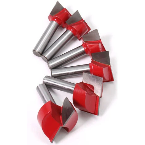 Ensemble de 6 Fraises à Bois Tige 8mm pour Défonceuse, Affleureuse et Toupie - Macaron 5 Ensemble de 6 Fraises à Bois Tige 8mm pour Défonceuse, Affleureuse et Toupie - Macaron – Image 3