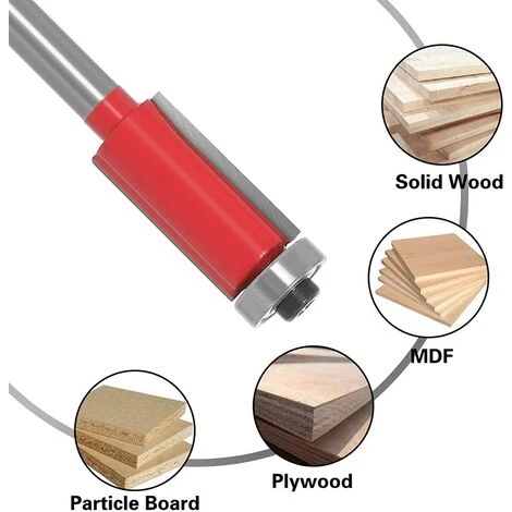 Fraise à Bois Carbure Cémenté 6mm avec 4 Lames - Starlight - Pour Défonceuse, Affleureuse et Toupie 5 Fraise à Bois Carbure Cémenté 6mm avec 4 Lames - Starlight - Pour Défonceuse, Affleureuse et Toupie – Image 3