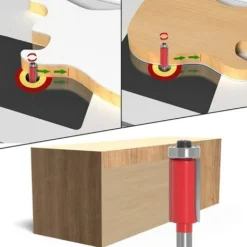 Fraise à Bois Carbure Cémenté 6mm avec 4 Lames - Starlight - Pour Défonceuse, Affleureuse et Toupie 10 Fraise à Bois Carbure Cémenté 6mm avec 4 Lames - Starlight - Pour Défonceuse, Affleureuse et Toupie -Toupie Soldes 54850994 4
