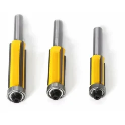 MONLY 3 Pièces Fraise à Bois en Carbure avec Couteau à Profil de Tige 4 Cannelures - Outil de Bricolage Professionnel -Toupie Soldes 54878954 5