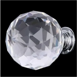 ELLE 10pcs Boutons de Tiroir Sphériques en Cristal - Poignées de Traction pour Placard et Garde-robe (40MM) 8 ELLE 10pcs Boutons de Tiroir Sphériques en Cristal - Poignées de Traction pour Placard et Garde-robe (40MM) -Toupie Soldes 54891672 3