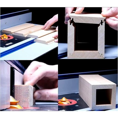 Fraise à Rainurer TINOR 45 Degrés Lock Mitre 8mm - Fraise à Bois pour Défonceuse, Affleureuse et Toupie - Outil de Coupe pour Machine de Gravure 6 Fraise à Rainurer TINOR 45 Degrés Lock Mitre 8mm - Fraise à Bois pour Défonceuse, Affleureuse et Toupie - Outil de Coupe pour Machine de Gravure – Image 4