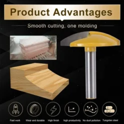 ALMI Fraise Horizontale Pour Toupie - Tige 8mm, Largeur 1-3/4", Rayon 1.65" - Idéal pour Défonceuse, Affleureuse et Toupie 9 ALMI Fraise Horizontale Pour Toupie - Tige 8mm, Largeur 1-3/4", Rayon 1.65" - Idéal pour Défonceuse, Affleureuse et Toupie -Toupie Soldes 55343896 3