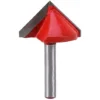 Fraise à Rainurer en Acier Tungstène CNC 90° - Tige 6 mm, Diamètre 32 mm - Pour Fabrication de Panneaux 3D - Rouge 1 Fraise à Rainurer en Acier Tungstène CNC 90° - Tige 6 mm, Diamètre 32 mm - Pour Fabrication de Panneaux 3D - Rouge -Toupie Soldes 55576876 1