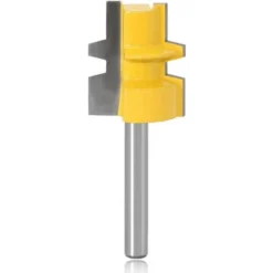 FLYME Fraise à Joint De Colle Réversible, Coupe Tenon Réversible Moyenne à Tige De 1/4 Pouce - Outil de Travail du Bois Professionnel