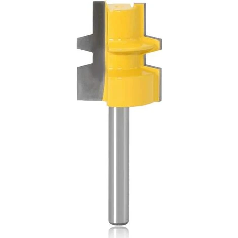 FLYME Fraise à Joint De Colle Réversible, Coupe Tenon Réversible Moyenne à Tige De 1/4 Pouce - Outil de Travail du Bois Professionnel 3 FLYME Fraise à Joint De Colle Réversible, Coupe Tenon Réversible Moyenne à Tige De 1/4 Pouce - Outil de Travail du Bois Professionnel