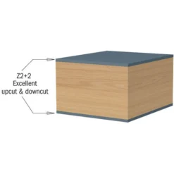 CMT ORANGE TOOLS 706.127.41B Fraise à Affleurer 2 Roulements HW Z2+2, D=12.7x25.4x80 mm - Pour Défonceuse, Affleureuse et Toupie -Toupie Soldes 57316019 4