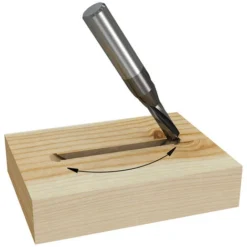 CMT ORANGE TOOLS 190.001.04 Fraise Hélicoïdale Z2+2 HWM S12 D=9.8x25x83 DR (DLCS) P-SYSTEM pour Défonceuse, Affleureuse et Toupie -Toupie Soldes 57316021 3