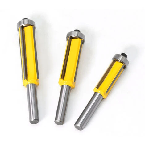 FR-LIFE BR-Vie Fraise à Copier 3 Pièces avec Roulement Supérieur - Tige 4 Flûte en Carbure pour Défonceuse, Affleureuse et Toupie - Idéal pour Menuiserie et Bricolage 6 FR-LIFE BR-Vie Fraise à Copier 3 Pièces avec Roulement Supérieur - Tige 4 Flûte en Carbure pour Défonceuse, Affleureuse et Toupie - Idéal pour Menuiserie et Bricolage – Image 4