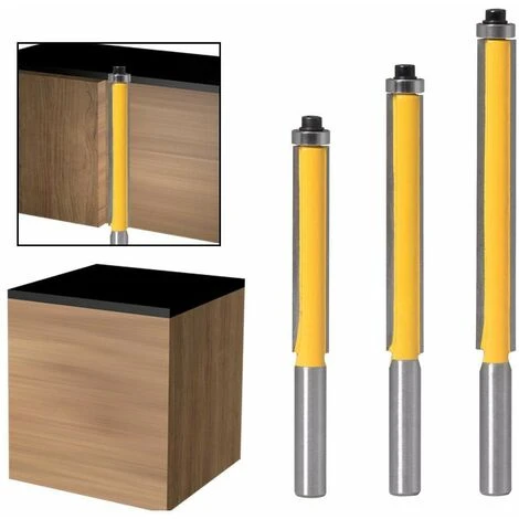 AIDUCHO Fraise à Affleurer 8mm avec Roulement Supérieur - 8*1/2*50.8 - Pour Défonceuse, Affleureuse et Toupie 7 AIDUCHO Fraise à Affleurer 8mm avec Roulement Supérieur - 8*1/2*50.8 - Pour Défonceuse, Affleureuse et Toupie – Image 5