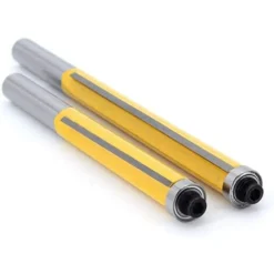 GRID COOL 2 Couteaux de Coupe Longs Double Tranchant pour Travail du Bois - Fraise pour Défonceuse, Affleureuse et Toupie - 8*3/8*76, 8*50