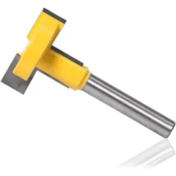 GRID COOL 8mm T-Track Routeur - Lame de Fraisage en T pour Bois, Bord Droit, 8mm, Jaune