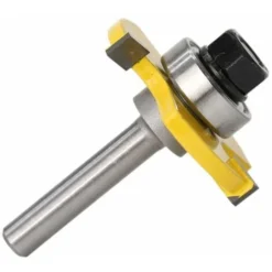 AOUGO Fraise Rainure et Languette 3 Cannelures 8mm Tige T - Outil Professionnel pour Travail du Bois -Toupie Soldes 58575211 5