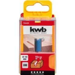 KWB Fraise à Rainurer Au Carbure 754420 - Fraise Pour Défonceuse, Affleureuse Et Toupie | Haute Précision