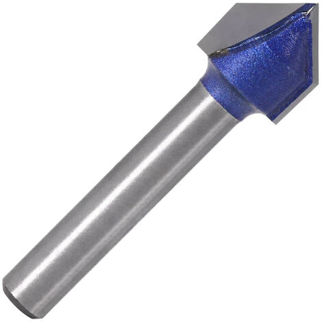 TRIOMPHE 4 PCS 6mm Tige V Rainure En Carbure Monobloc Routeur CNC Gravure 90 Degrés V-Rainurage Bit Outils De Travail Du Bois, T-Audace 6 TRIOMPHE 4 PCS 6mm Tige V Rainure En Carbure Monobloc Routeur CNC Gravure 90 Degrés V-Rainurage Bit Outils De Travail Du Bois, T-Audace – Image 4