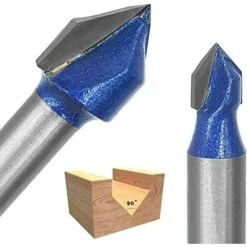 TRIOMPHE 4 PCS 6mm Tige V Rainure En Carbure Monobloc Routeur CNC Gravure 90 Degrés V-Rainurage Bit Outils De Travail Du Bois, T-Audace 11 TRIOMPHE 4 PCS 6mm Tige V Rainure En Carbure Monobloc Routeur CNC Gravure 90 Degrés V-Rainurage Bit Outils De Travail Du Bois, T-Audace -Toupie Soldes 60522559 5