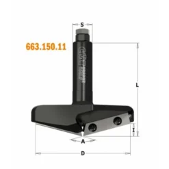 Fraise à Rainurer en V 150° - Queue 20 mm pour Défonceuse, Affleureuse et Toupie | CMT