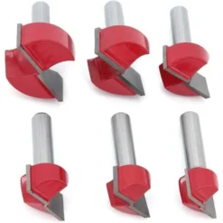 Cisea 6Pcs Fraises à Rainurer 8mm pour Bois - Double Tranchant, Nettoyage Fond de Bois - Diamètres 18/20/22/25/30/32mm 9 Cisea 6Pcs Fraises à Rainurer 8mm pour Bois - Double Tranchant, Nettoyage Fond de Bois - Diamètres 18/20/22/25/30/32mm -Toupie Soldes 60606768 3