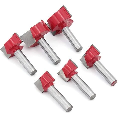 Cisea 6Pcs Fraises à Rainurer 8mm pour Bois - Double Tranchant, Nettoyage Fond de Bois - Diamètres 18/20/22/25/30/32mm 6 Cisea 6Pcs Fraises à Rainurer 8mm pour Bois - Double Tranchant, Nettoyage Fond de Bois - Diamètres 18/20/22/25/30/32mm – Image 4