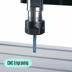 Fraise à Couteau en Acier au Tungstène pour Machine à Graver - 10pc 0.8-3.175mm - Plaqué Bleu 10 Fraise à Couteau en Acier au Tungstène pour Machine à Graver - 10pc 0.8-3.175mm - Plaqué Bleu -Toupie Soldes 60607741 4