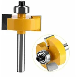 TOPHOMER Fraise de Défonceuse 1/2" H Shank avec 6 Roulements pour Profondeurs Variables (3/8" à 1-1/8") - Outil de Menuiserie Professionnel -Toupie Soldes 60936142 4