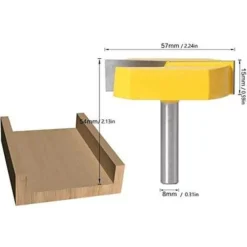 MINKUROW Fraise 8x57mm pour Défonceuse, Affleureuse et Toupie - Rabotage, Fraisage et Nettoyage du Bois 8 MINKUROW Fraise 8x57mm pour Défonceuse, Affleureuse et Toupie - Rabotage, Fraisage et Nettoyage du Bois -Toupie Soldes 60995873 2