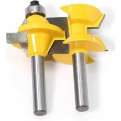 NAXUNNN 2Pcs Fraise à Bois 8mm 120° - Set de Fraises pour Défonceuse, Affleureuse et Toupie - Outil de Coupe pour Rainurage du Bois 11 NAXUNNN 2Pcs Fraise à Bois 8mm 120° - Set de Fraises pour Défonceuse, Affleureuse et Toupie - Outil de Coupe pour Rainurage du Bois -Toupie Soldes 61356471 5