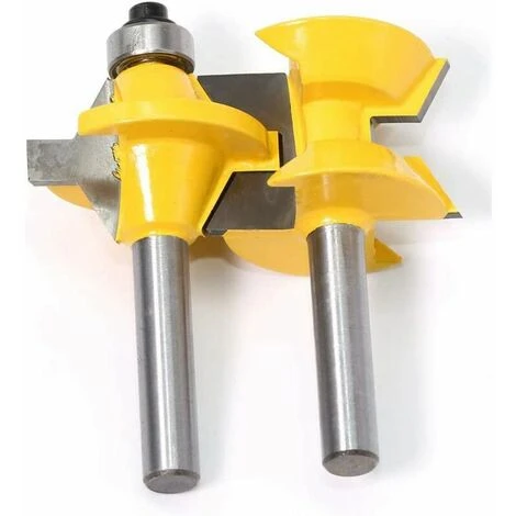 NAXUNNN 2Pcs Fraise à Bois 8mm 120° - Set de Fraises pour Défonceuse, Affleureuse et Toupie - Outil de Coupe pour Rainurage du Bois 7 NAXUNNN 2Pcs Fraise à Bois 8mm 120° - Set de Fraises pour Défonceuse, Affleureuse et Toupie - Outil de Coupe pour Rainurage du Bois – Image 5