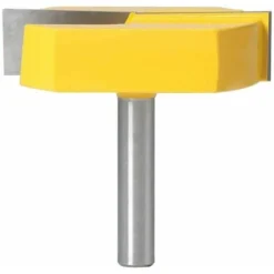 Fraise Défonceuse 8mm SINCÈREETALI - Lame Jaune pour Rabotage, Nettoyage et Rainurage en T