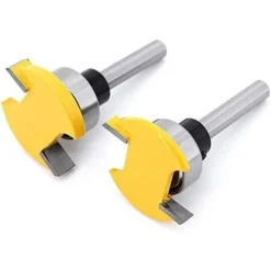 LYCXAMES 2Pcs Fraise Circulaire à Rainurer 6mm Shank pour Défonceuse, Affleureuse et Toupie - Haute Précision -Toupie Soldes 63814125 4