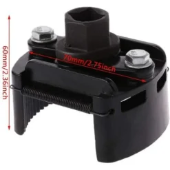 PERLE RARE Clé Filtre à Huile Carré Universelle Réglable 1/2 Inch Noir (60-80mm) - Fraise Pour Défonceuse, Affleureuse Et Toupie -Toupie Soldes 63825636 3