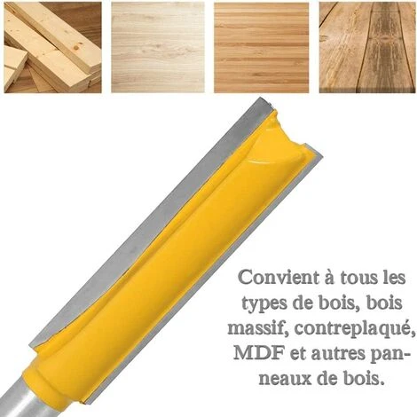 HEGUYEY 3pcs Fraises à Défonceuse Carbure Extra Longues 8mm - Lames de Menuiserie pour Bois (50mm, 63mm, 76mm) 4 HEGUYEY 3pcs Fraises à Défonceuse Carbure Extra Longues 8mm - Lames de Menuiserie pour Bois (50mm, 63mm, 76mm) – Image 2